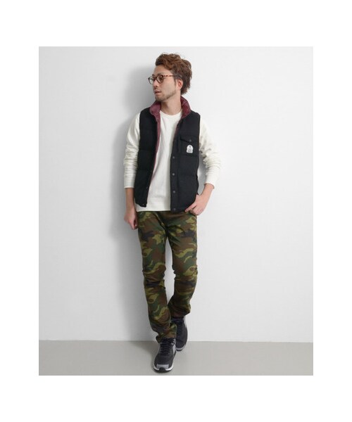 URBAN RESEARCH（アーバンリサーチ）の「カモコットンサテンストレッチテーパード（パンツ・メンズ・CAMO・S/M/L）」の13枚目の写真