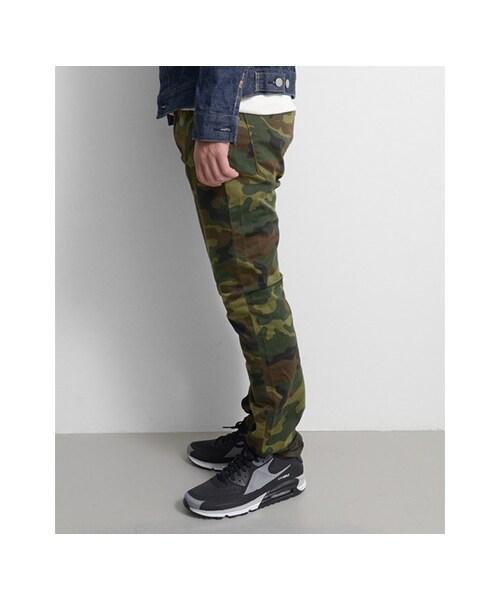 URBAN RESEARCH（アーバンリサーチ）の「カモコットンサテンストレッチテーパード（パンツ・メンズ・CAMO・S/M/L）」の10枚目の写真