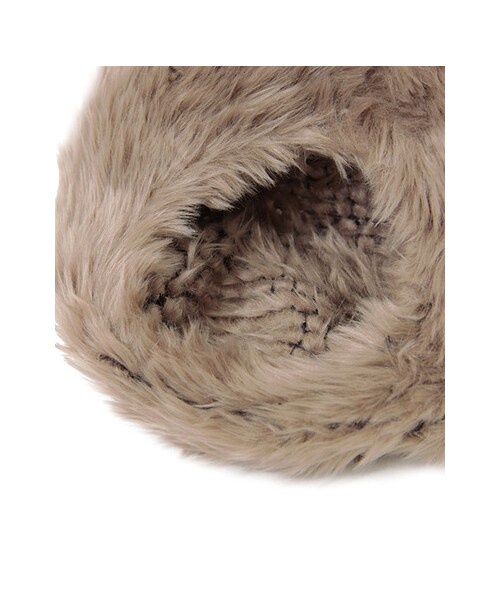 KBF（ケイビーエフ）の「ファーベレー（帽子・レディース・GRAY/BEIGE・one）」の4枚目の写真