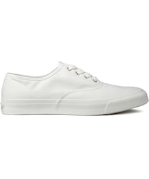 Maison Kitsune | White Canvas Sneakers(シューズ)