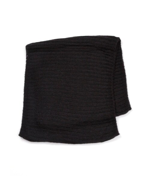 Green Parks fuuwa(グリーンパークスフーワ)の「・シンプルニットスヌード(ストール・マフラー・アイボリー/杢グレー/ブラック/ボルドー・F)」の2枚目の写真