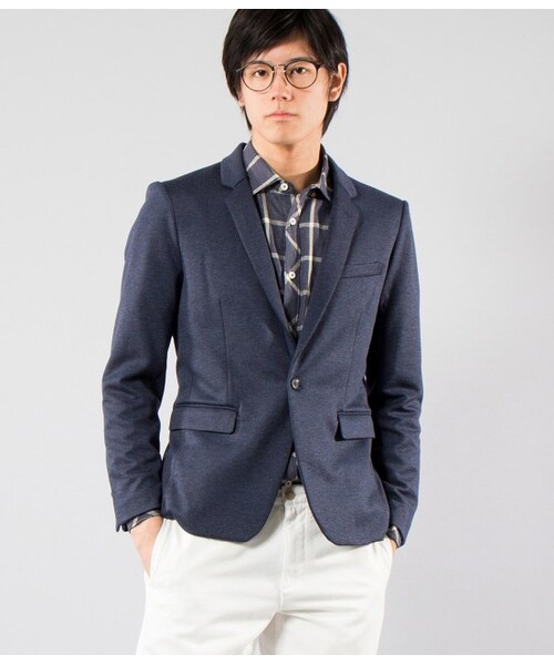 JUNRED(ジュンレッド)の「カット1Bジャケット(ジャケット・メンズ・グレー/ネイビー・0/1/2)」の12枚目の写真