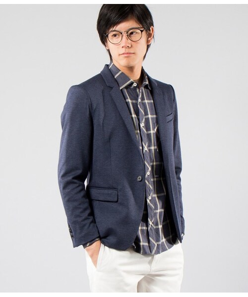 JUNRED(ジュンレッド)の「カット1Bジャケット(ジャケット・メンズ・グレー/ネイビー・0/1/2)」の3枚目の写真