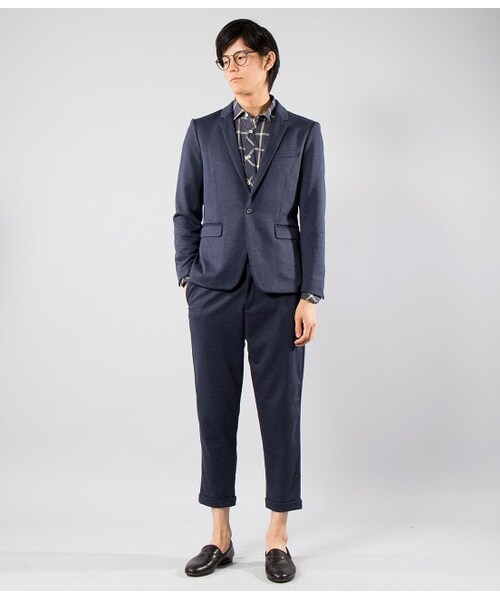 JUNRED(ジュンレッド)の「カット1Bジャケット(ジャケット・メンズ・グレー/ネイビー・0/1/2)」の14枚目の写真