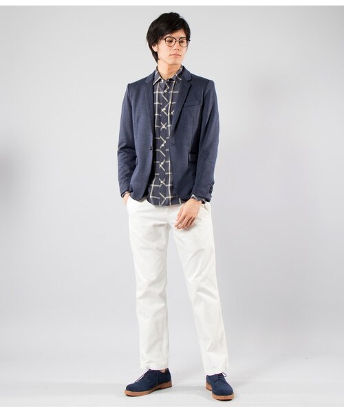 JUNRED(ジュンレッド)の「カット1Bジャケット(ジャケット・メンズ・グレー/ネイビー・0/1/2)」の13枚目の写真