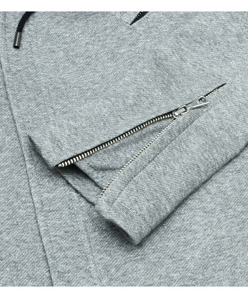 KATHARINE HAMNETT LONDON (キャサリンハムネットロンドン)の「HOODED BACK PILE (MENS)(ジャケット/アウター・メンズ・ブラック/ブルー/グレー・M/L/AL)」の8枚目の写真