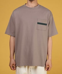 ポケット配色半袖Tシャツ