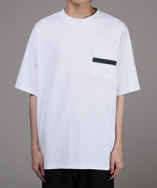 D'MENS by DHOLIC（ディーメンズ）の「ポケット配色半袖Tシャツ（Tシャツ/カットソー・メンズ・ブラウン/レッド/グリーン/ブラック・ONESIZE）」の3枚目の写真