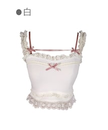 Bobon21 | Ribbonレース見せインナーキャミ(キャミソール)