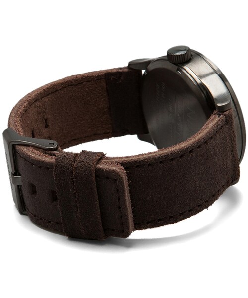 NIXON（ニクソン）の「Nixon Gunsmith Collection The Sentry Leather（アナログ腕時計・メンズ・Gunmetal & Brown・all）」の3枚目の写真