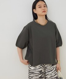 ADAM ET ROPE' | 【WEB限定】ミニ裏毛パフスリーブTEE(トップス)