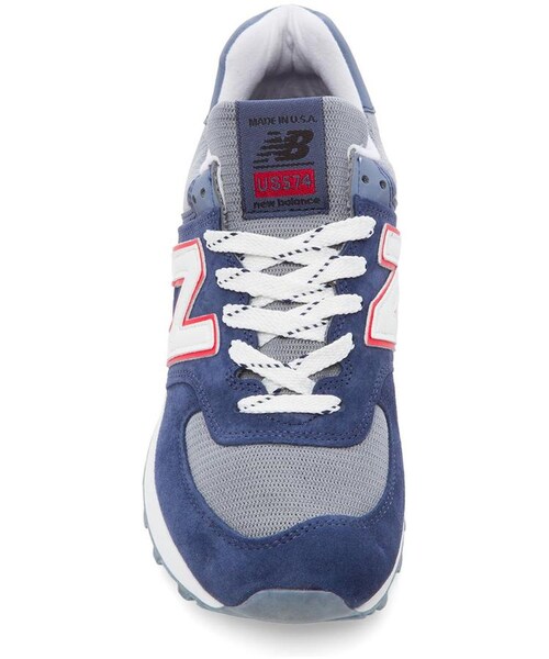 NEW BALANCE（ニューバランス）の「New Balance Made in USA US574（スニーカー・メンズ・Blue Red・12/10.5/8/9/9.5/10/11）」の5枚目の写真