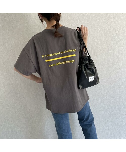 copine（コピン）の「巾着ミニショルダーバッグ (3color)（ショルダーバッグ・レディース・ホワイト/グレー/ブラック・ワンサイズ）」の2枚目の写真