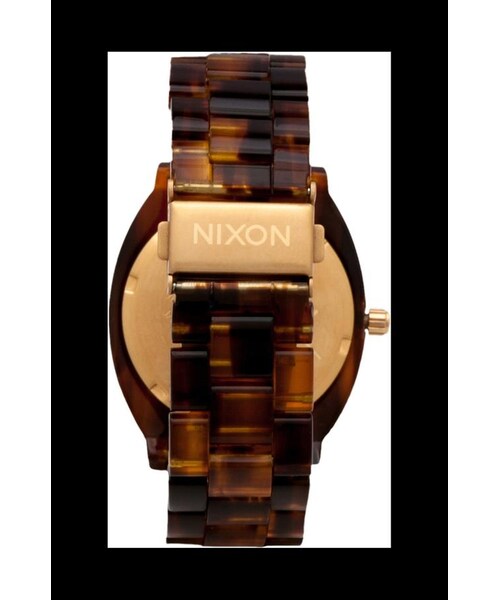 NIXON（ニクソン）の「Nixon The Time Teller（アナログ腕時計・メンズ・Gold & Molasses・all）」の3枚目の写真