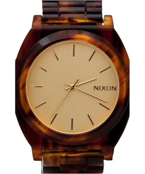 NIXON（ニクソン）の「Nixon The Time Teller（アナログ腕時計・メンズ・Gold & Molasses・all）」の2枚目の写真