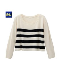 GU | （GU）ミラノリブセーター（長袖）(トップス)