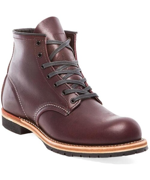 RED WING SHOES（レッドウィング）の「Red Wing Shoes Beckman 6" Round（ブーツ・メンズ・Black Cherry Featherstone・9/8/8.5/9.5/10/10.5/11/11.5/12）」の3枚目の写真