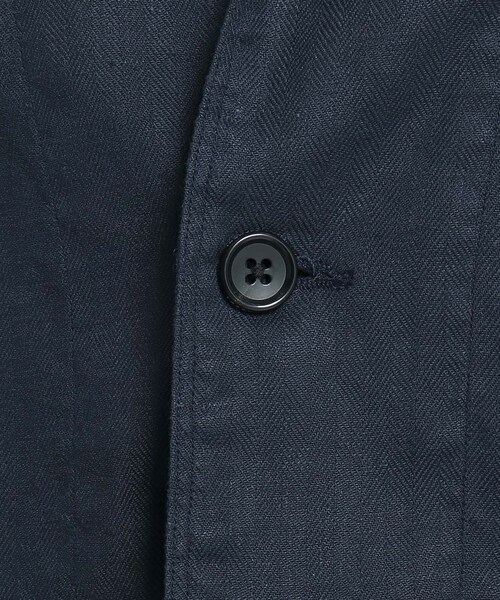 TAKEO KIKUCHI（タケオキクチ）の「リネン シャツジャケット（ジャケット/アウター・メンズ・ライトグリーン(021)/ベージュ(052)/ネイビー(093)・02(M)/03(L)/04(LL)）」の12枚目の写真