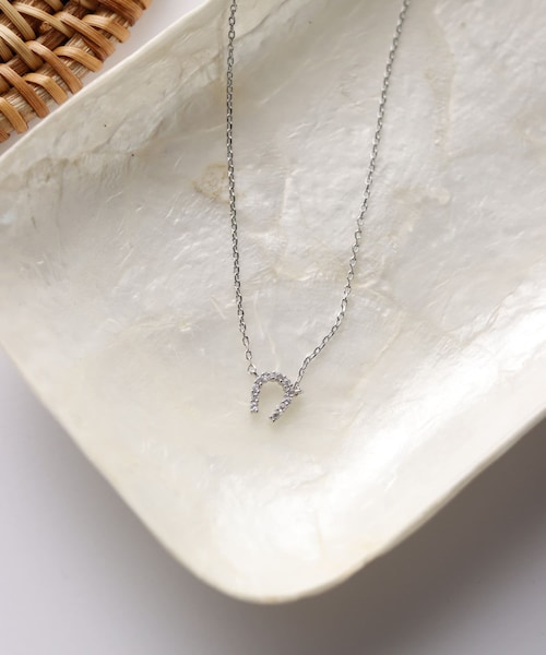 3coins(3coins)の「ヒズメモチーフプチペンダントネックレス(ネックレス・シルバー/ゴールド・0)」の1枚目の写真