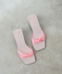 mystic | クリア結び目サンダル(サンダル)