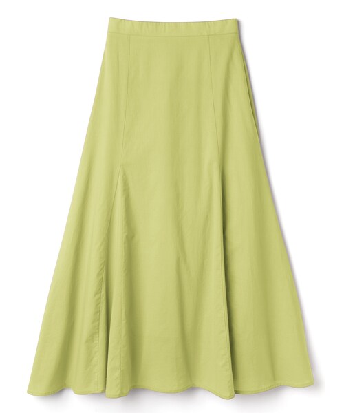 GRL（グレイル）の「コットンフレアスカート（スカート・レディース・パープル/イエローグリーン/グリーン・S）」の3枚目の写真