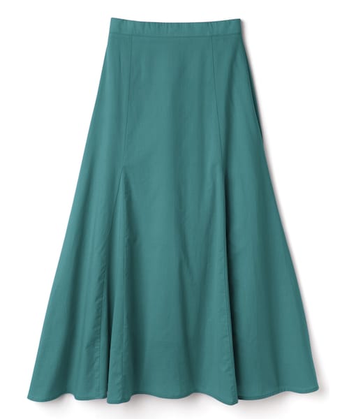 GRL（グレイル）の「コットンフレアスカート（スカート・レディース・パープル/イエローグリーン/グリーン・S）」の2枚目の写真