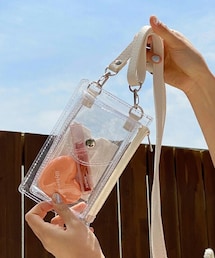 DHOLIC | ストラップ付クリアバッグ(ショルダーバッグ)