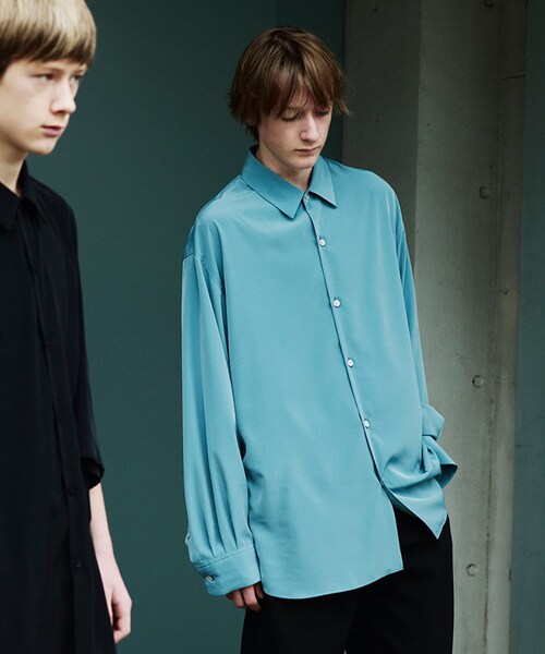 LAD MUSICIAN（ラッドミュージシャン）の「DECHINE L/S SHIRT（その他・メンズ・WHITE/BLACK/SAX BLUE・42/44）」の6枚目の写真