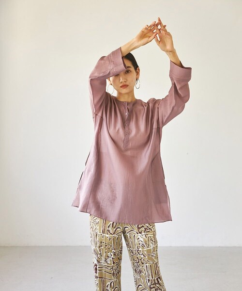 TODAYFUL（トゥデイフル）の「パッチワークパターントラウザー 12120706（パンツ・レディース・BEIGE/BLUE・36/38）」の10枚目の写真