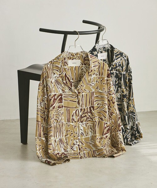 TODAYFUL（トゥデイフル）の「パッチワークパターンシャツ 12120412