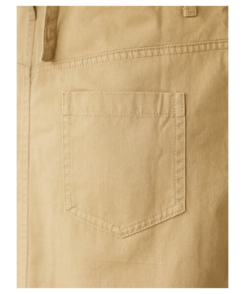 Green　Parks（グリーンパークス）の「・SUGAR SPOON ツイルサロペットスカート（オールインワン・サロペット・グレー/ベージュ/ライムグリーン/ブルー・F）」の9枚目の写真