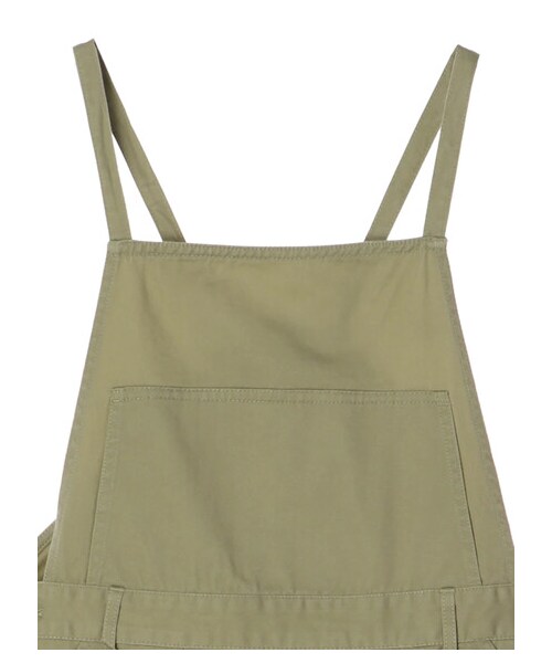 Green　Parks（グリーンパークス）の「・SUGAR SPOON ツイルサロペットスカート（オールインワン・サロペット・グレー/ベージュ/ライムグリーン/ブルー・F）」の14枚目の写真