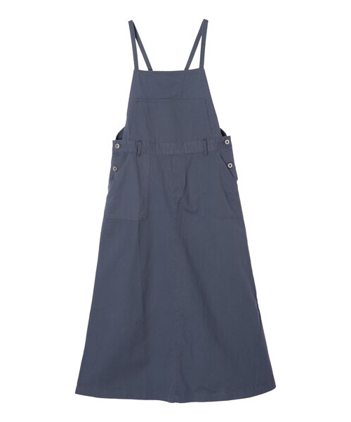 Green　Parks（グリーンパークス）の「・SUGAR SPOON ツイルサロペットスカート（オールインワン・サロペット・グレー/ベージュ/ライムグリーン/ブルー・F）」の21枚目の写真