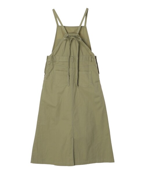 Green　Parks（グリーンパークス）の「・SUGAR SPOON ツイルサロペットスカート（オールインワン・サロペット・グレー/ベージュ/ライムグリーン/ブルー・F）」の13枚目の写真