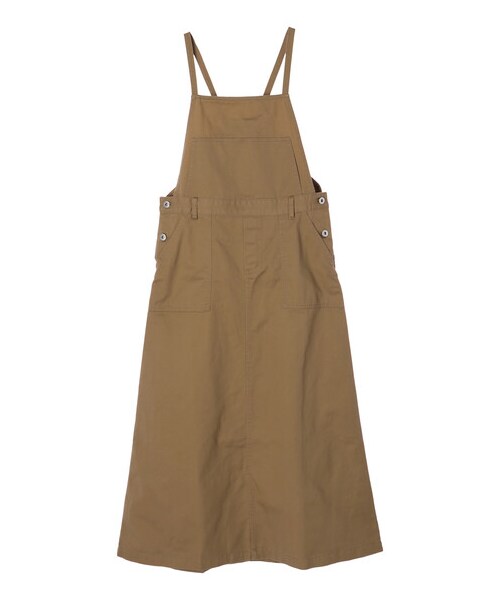 Green　Parks（グリーンパークス）の「・SUGAR SPOON ツイルサロペットスカート（オールインワン・サロペット・グレー/ベージュ/ライムグリーン/ブルー・F）」の19枚目の写真