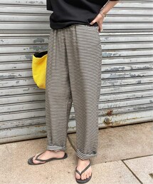 JOURNAL STANDARD LUXE（ジャーナルスタンダード　ラックス）の「サキゾメボーダー サルエルルーズパンツ（その他）」