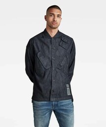 G-STAR | MULTI SLANT POCKET DENIM RELAXED SHIRT(シャツ/ブラウス)