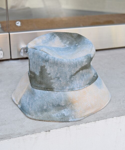 Marient(マリエント)の「タイダイバケットHat(ハット・レディース・ベージュ/ブルー/グレー・FREE)」の3枚目の写真