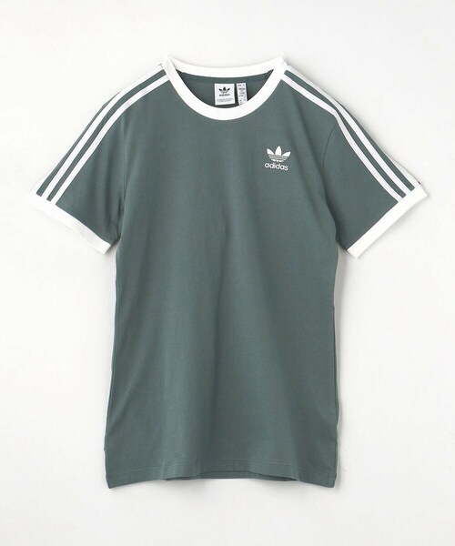 179/WG（イチナナキュウダブルジー）の「adidas 3STRIPESレギュラーTシャツ（Tシャツ/カットソー・レディース・ホワイト/グリーン/ブラック・F）」の3枚目の写真