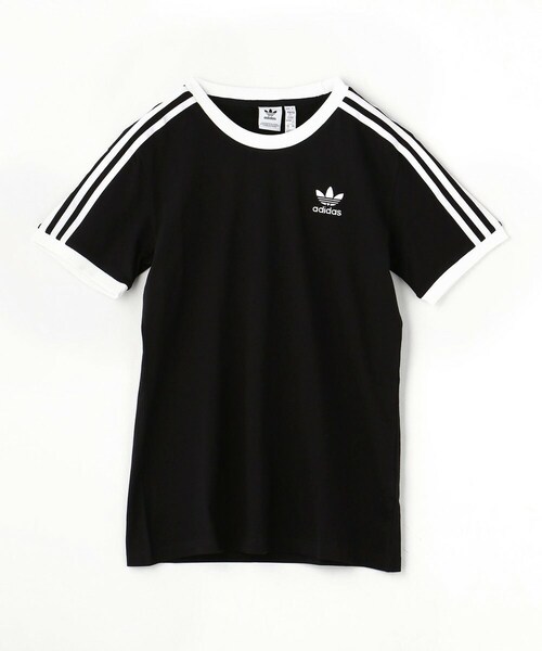 179/WG（イチナナキュウダブルジー）の「adidas 3STRIPESレギュラーTシャツ（Tシャツ/カットソー・レディース・ホワイト/グリーン/ブラック・F）」の2枚目の写真