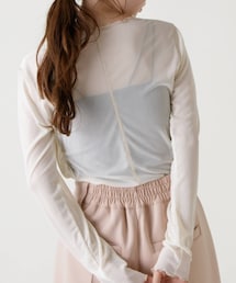 Kastane | チュールクルーメロウTee(Tシャツ/カットソー)