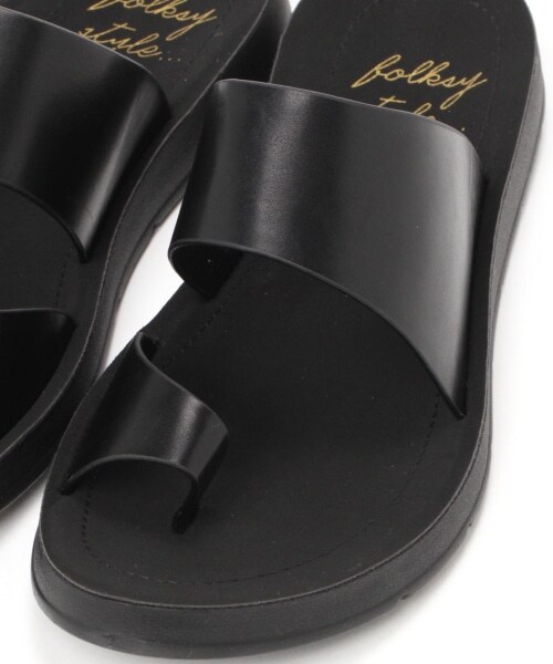 studio CLIP(スタディオクリップ)の「サムリング楽トングサンダル(シューズ・オフホワイト/ブラック/ベージュ)」の10枚目の写真