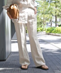 Deuxieme Classe | Linen Flare パンツ(パンツ)