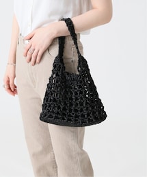 LE TALON | LAUGOA リボンメッシュワンハンドル(バッグ)