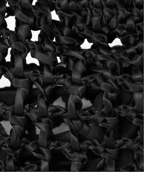 LE TALON（ルタロン）の「LAUGOA リボンメッシュワンハンドル（バッグ・ブラック/(001)/フリー/在庫あり）」の11枚目の写真