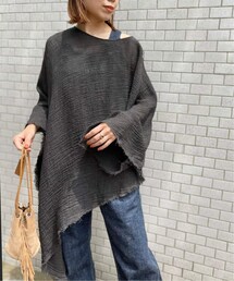 新品☆PROTAGONISTA☆アシンメトリーポンチョPO