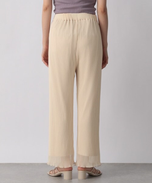 LOWRYS FARM（ローリーズファーム）の「シアープリーツメローパンツ２（パンツ・アイボリー/ブラック/オレンジ/グリーン）」の6枚目の写真