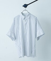 Lui's | ストライプドルマンデザイン ビッグシャツ(シャツ/ブラウス)