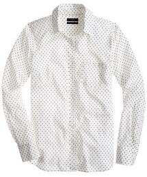 J.CREW | Boy shirt in triangle dot(シャツ/ブラウス)