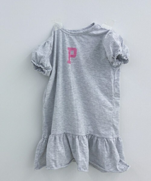 DHOLIC kids（ディーホリックキッズ）の「[Nams] パフスリーブフレアヘムワンピース（ワンピース・キッズ・イエロー/グリーン/グレー・5/7/9/11/13）」の2枚目の写真